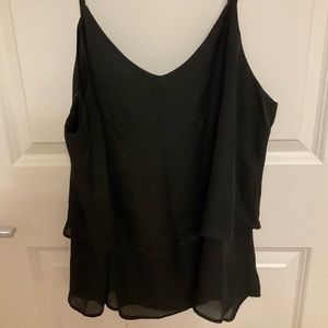 Black Francesca’s tank top L